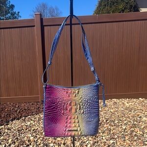 NWOT Brahmin Katie Magic Ombré Melbourne Crossbody Bag